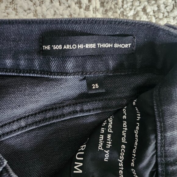 Denim Forum - '50s Arlo Hi-rise Denim Short - Picture 4 of 4